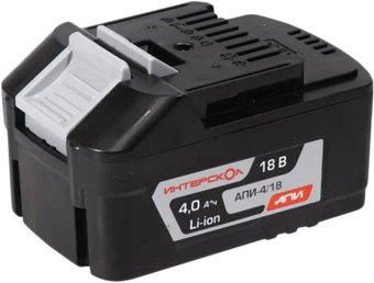 Аккумулятор Интерскол АПИ-4.0/18 2400.121 (18В/4 Ач) - 1/1