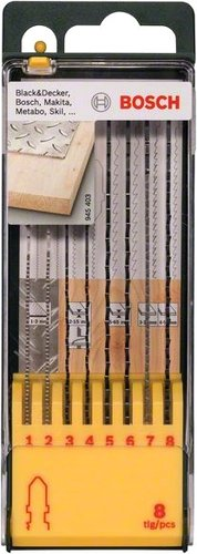 Набор оснастки для электроинструмента Bosch 2607019458 8 предметов - 1/1