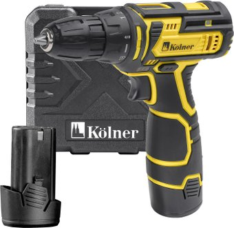 Дрель-шуруповерт Kolner KCD 12-2LC (с 2-мя АКБ, оснастка, кейс) - 1/1