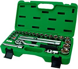 Набор трещотка с головками Toptul GCAI2802 28 предметов - 1/1