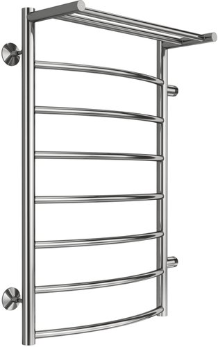 Полотенцесушитель TERMINUS Классик П8 500x800 с полкой (боковое подключение 50, хром) - 1/1