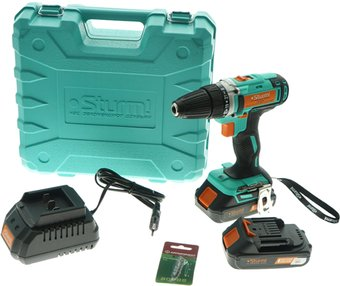 Дрель-шуруповерт Sturm CD3620 (с 2-мя АКБ, кейс) - 1/1