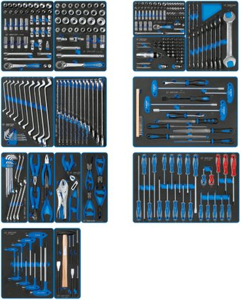 Универсальный набор инструментов King Tony Board 934-325MRVD (325 предметов) - 1/1