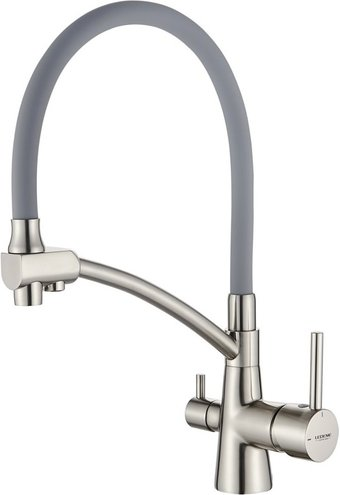Смеситель Ledeme L4855A-9 (сатин/серый) - 1/1