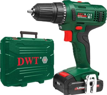 Дрель-шуруповерт DWT ABS-14.4 L-2 BMC (с 2-мя АКБ, кейс) - 1/1