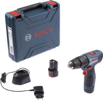 Ударная дрель-шуруповерт Bosch GSB 120-LI Professional 06019G8100 (с 2-мя АКБ, кейс) - 1/1