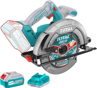Дисковая (циркулярная) пила Total TSLI18511 (с 1-им АКБ) - 1/1