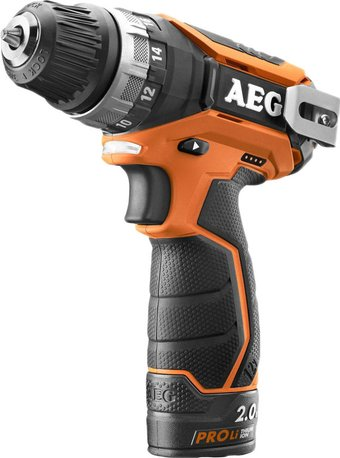 Дрель-шуруповерт AEG Powertools BS 12C2 LI-202C 4935447867 (с 2-мя АКБ) - 1/1