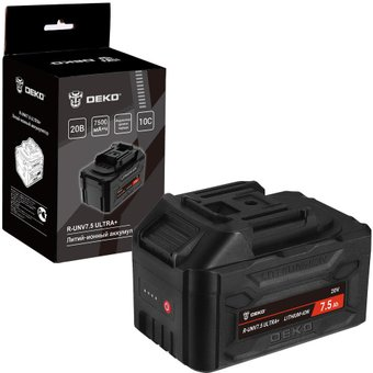 Аккумулятор Deko R-UNV7.5 ULTRA+ 083-1020 (20В/7.5 Ач) - 1/1