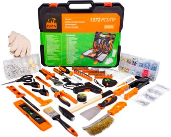 Электромонтажный набор ISMA 513722 (1372 предмета) - 1/1