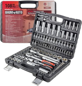 Универсальный набор инструментов BaumAuto BM-41082-5 (108 предметов) - 1/1