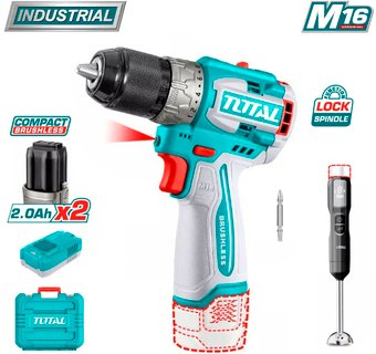 Total TCKLI1628 (шуруповерт, блендер, 2 АКБ, кейс) - 1/1