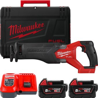 Сабельная пила Milwaukee Fuel M18 M18FSZ-502X 4933478291 (с 2-мя АКБ, кейс) - 1/1