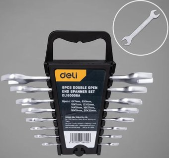 Набор ключей Deli DL160008A (8 предметов) - 1/1