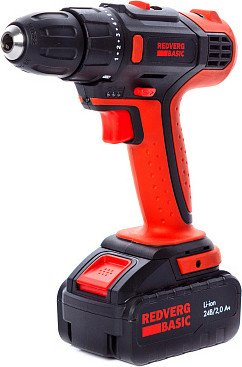 Дрель-шуруповерт RedVerg Basic SD24L/2-2 (с 2-мя АКБ) - 1/1