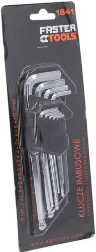 Набор ключей Faster Tools 1841 (9 предметов) - 1/1