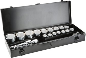 Набор трещотка с головками TOPEX 38D296 (20 предметов) - 1/1