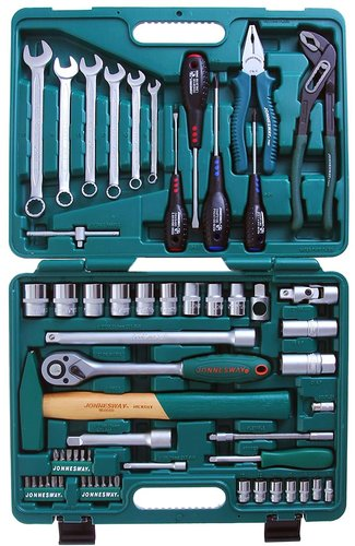 Универсальный набор инструментов Jonnesway S04H52460S 60 предметов - 1/1