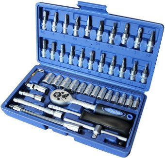 Универсальный набор инструментов KingTul Profi 2462-5 (46 предметов) - 1/1