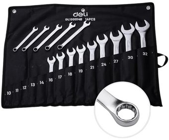 Набор ключей Deli DL130014B (14 предметов) - 1/1