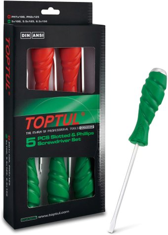 Набор отверток Toptul GAAE0509 5 предметов - 1/1