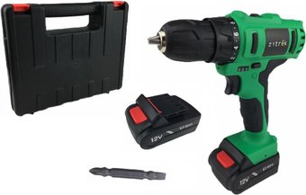 Дрель-шуруповерт Zitrek Greenpower 12-Li 063-4074 (с 2-мя АКБ, кейс) - 1/1