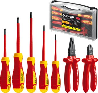 Электромонтажный набор Зубр Профессионал 2214-H7_z01 (7 предметов) - 1/1