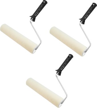 Валик малярный  Decor Black Edition 42x100мм 383-5100.21 (3 шт, велюр) - 1/1