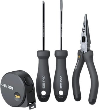 Набор домашнего мастера Deli HT0004 (4 предмета) - 1/1