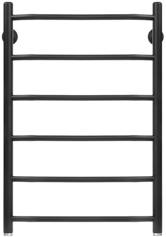 Полотенцесушитель Granula Трапеция 50х80 6 перекладин (нижнее подключение, черный матовый) - 1/1