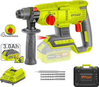 Перфоратор Dyllu DTLM1522 (с 1-им АКБ 3 Ач, кейс) - 1/1