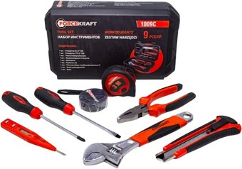 Набор домашнего мастера ForceKraft FK-1009C (9 предметов) - 1/1