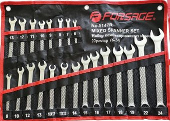 Набор ключей FORSAGE F-5147R (22 предмета) - 1/1