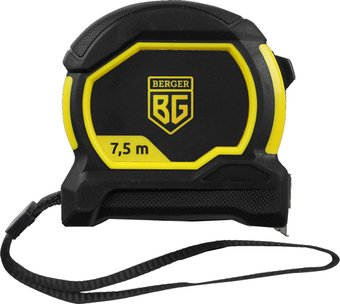 Рулетка Berger 0.025x7.5м BG1353 (магнит, нейлон, шкала двусторонняя) - 1/1