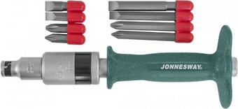 Набор отвертка с битами Jonnesway AG010139 (9 предметов) - 1/1