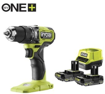 Ударная дрель-шуруповерт Ryobi RPD18BL1-2C20S 5133006139 (с 2-мя АКБ) - 1/1
