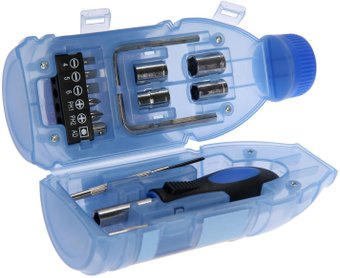 Набор отвертка с битами и головками Tundra 7379030 (15 предметов) - 1/1