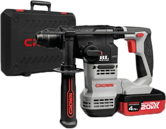 Перфоратор Crown CT28001HX-4 BMC (с 2-мя АКБ 4 Ah) - 1/1