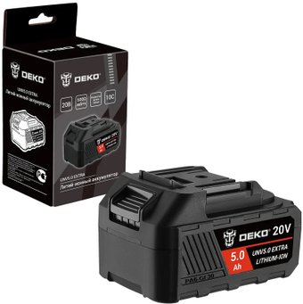 Аккумулятор Deko UNV5.0 Extra 063-4497 (20В/5 Ач) - 1/1
