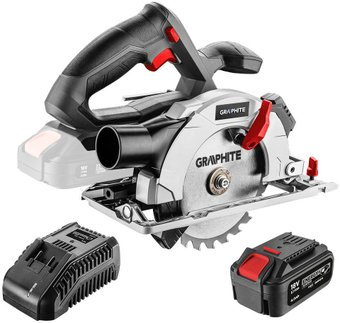Дисковая (циркулярная) пила GRAPHITE 58G008-BC (с 1-им АКБ) - 1/1