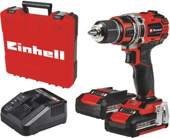 Дрель-шуруповерт Einhell TE-CD 18/50 Li BL 4513896 (с 2-мя АКБ, кейс) - 1/1