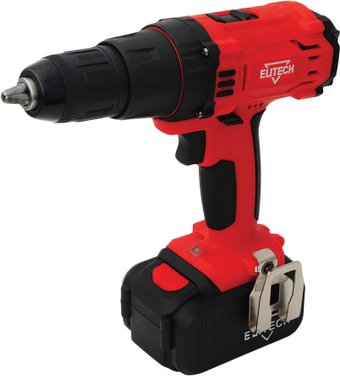Дрель-шуруповерт ELITECH Промо ДА 18СЛК2 (с 2-мя АКБ 1.5Ah, кейс) - 1/1