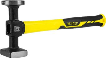 Молоток Berger Рихтовочный кованый 540г BG1521 (фиберглассовая рукоятка) - 1/1