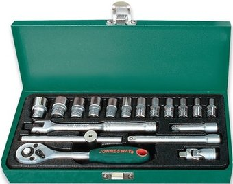 Универсальный набор инструментов Jonnesway S04H2118S (18 предметов) - 1/1