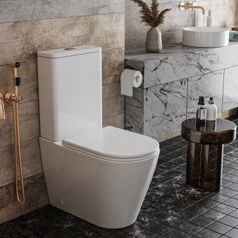 Унитаз напольный Roxen Wailet Rimless Soft Close 600175-01 - 1/1