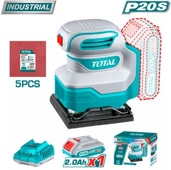 Виброшлифмашина Total TSHSLI20141 (с 1-им АКБ) - 1/1