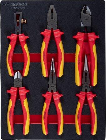 Набор пассатижей King Tony 9-40606GPV (6 предметов) - 1/1
