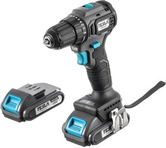 Дрель-шуруповерт Tesla TCD12BL 834528 (с 2-мя АКБ, кейс) - 1/1