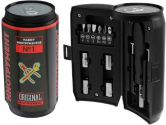 Набор отвертка с битами и головками Tundra 5308279 (13 предметов) - 1/1