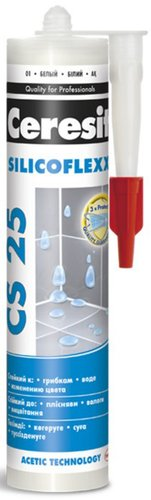 Герметик Ceresit CS 25 (280 мл, светло-желтый) - 1/1